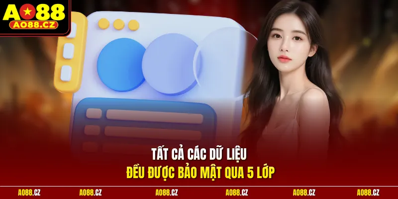Tất cả các dữ liệu đều được bảo mật qua 5 lớp